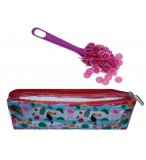 TROUSSE BINGO + BATON MAGNETIQUE FUCHSIA + 100 PIONS DE LOTO - KIT COMPLET 3 EN 1 - LOTOQUINE