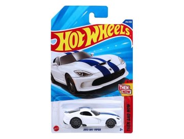 V�hicule 2013 SRT Viper Hot Wheels 1/64 - HW Then and Now 6/10 - Mattel - JBB15 - Petite voiture m�tal