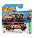VEHICULE 55 CHEVY BEL AIR GASSER HOT WHEELS 1/64 - HW REVERSE RAKE 2/5 - MATTEL - HTB90 - PETITE VOITURE METAL