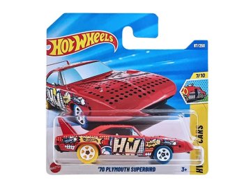 V�hicule 70 Plymouth Superbird Hot Wheels 1/64 - HW Art Cars 7/10 - Mattel - HYX96 - Petite voiture m�tal