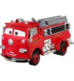 VEHICULE CARS 2 DELUXE CAMION POMPIER ROUGE RED - VOITURE MINIATURE - MATTEL 