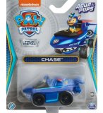 VEHICULE EN METAL PAT PATROUILLE AQUA PUPS : CHIEN CHASE ET SON SOUS MARIN REQUIN - VOITURE MINIATURE - SPIN MASTER