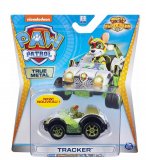 VEHICULE EN METAL PAT PATROUILLE : TRACKER ET SA JEEP - VOITURE MINIATURE MIGHTY PUPS SUPER PAWS - SPIN MASTER