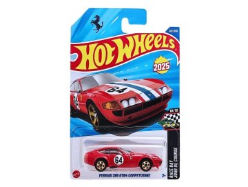 Vehicule Ferrari 365 GTB4 Competizione Hot Wheels 1/64 - HW Race Day 10/10 - Mattel - HYW48 - Petite voiture m�tal