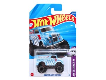 V�hicule Monster Dairy Delivery Hot Wheels 1/64 - HW Designed By 5/5 - Mattel - HYX93 - Petite voiture m�tal