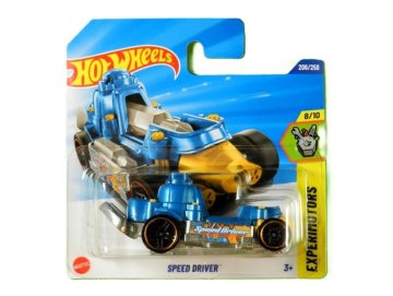Vehicule Speed Driver Hot Wheels 1/64 - HW Experimotors 8/10 - Mattel - JBB25 - Petite voiture m�tal