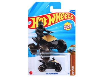 V�hicule Tesla Cyberquad Hot Wheels 1/64 - HW Dirt 4/10 - Mattel - HYX91 - Petite voiture m�tal