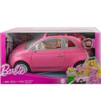 VOITURE FIAT 500 ROSE + 1 POUPEE BARBIE - MATTEL - HRG59 - VEHICULE BARBIE