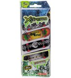 X-TREME - COFFRET 4 MINI DECK SKATES - MINI SKATE A DOIGT 95 MM - SIMBA