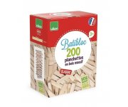 BATIBLOC CLASSIC 200 PLANCHETTES EN BOIS MASSIF - VILAC - 2134 - JEU CONSTRUCTION