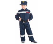 DEGUISEMENT SAPEUR-POMPIER FRANCAIS 9/10 ANS - UNIFORME SOLDAT DU FEU