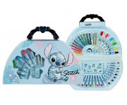 MALLETTE DE COLORIAGE STITCH 51 PIECES - KIT DESSIN - COFFRET ARTISTIQUE