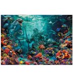 PUZZLE ROYAUME DE POSEIDON 1000 PIECES - FOND MARINS, RECIF CORAIL, MYTHOLOGIE - EDUCA - 20174