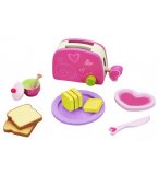 ENSEMBLE PETIT-DEJEUNER EN BOIS - GRILLE PAIN & ACCESSOIRES - JEU IMITATION