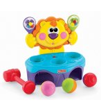 Lion musical a balles - Fisher Price - P8792 - jeu de marteau