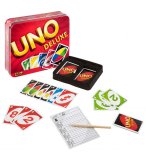 Mattel - k0888 - jeu de cartes - uno deluxe