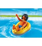 PLAYMOBIL SUMMER FUN 6676 VACANCIER ET BOUEE DE RAFTING