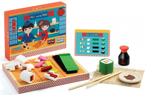 Atelier De Cuisine Aki Et Maki Jeu Dinette Bois Djeco