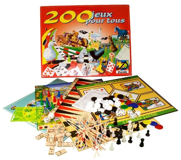 Boîte multijeux 200 règles pour tous Jeux de société