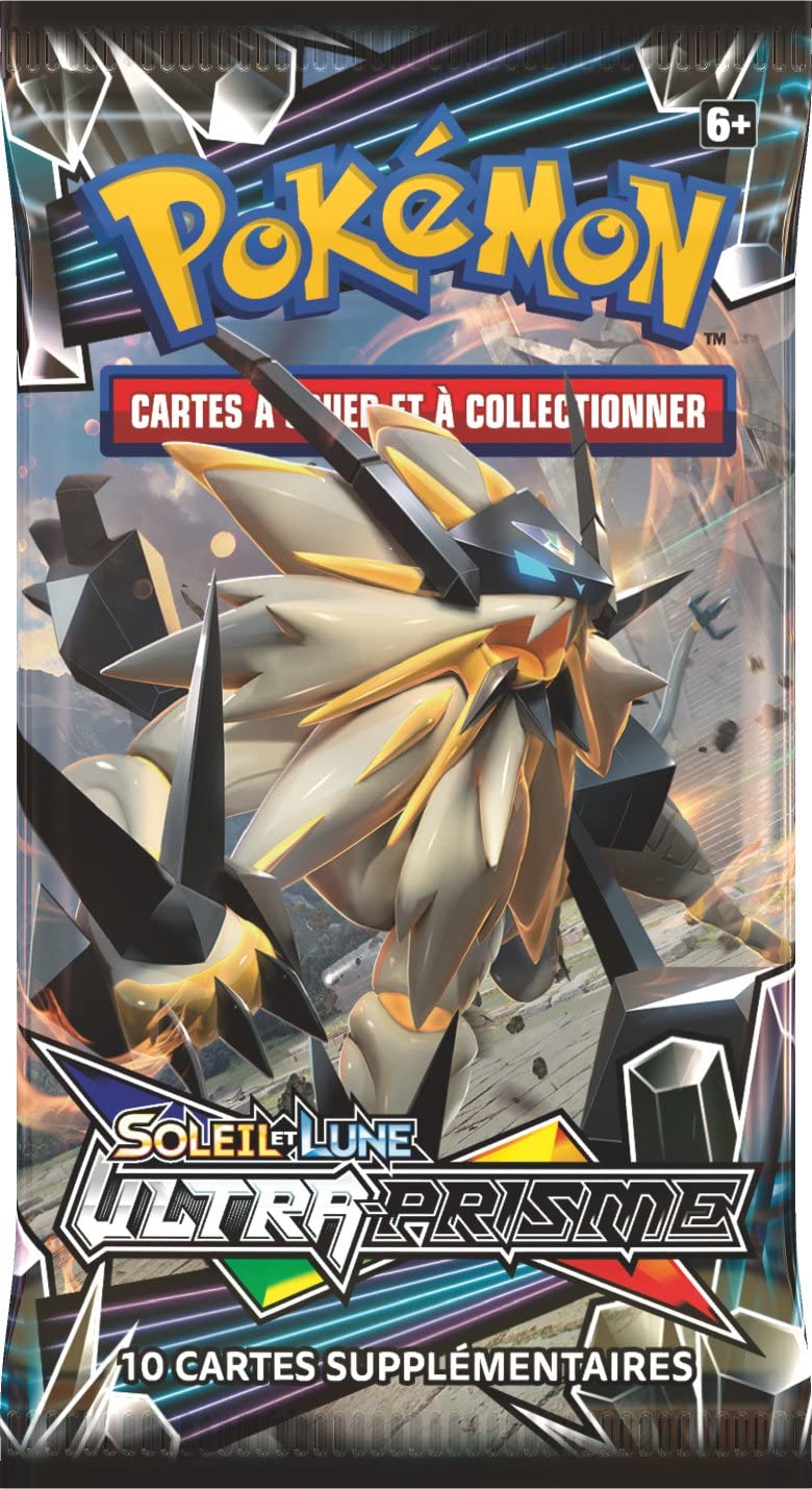 Booster Pokemon soleil et lune 5 ultra prisme de 10 cartes à collectionner asmodée