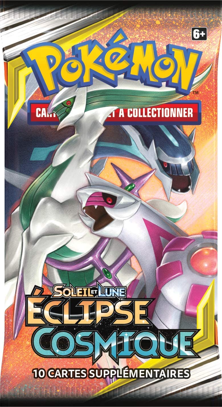 Booster Pokemon soleil et lune 12 Eclipse Cosmique de 10 cartes à collectionner asmodée