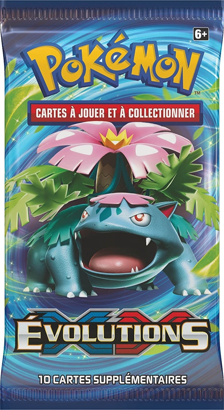 Booster Pokemon evolutions XY12 de 10 cartes à collectionner asmodée