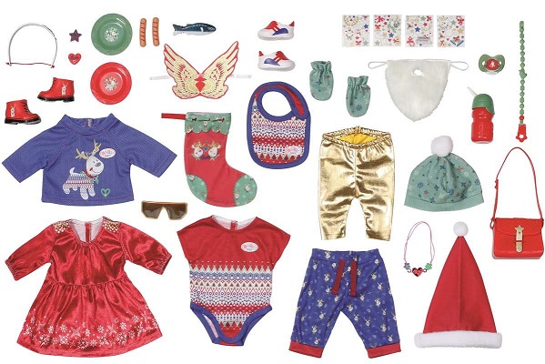 Calendrier de l’avent poupon Baby Born - Habits, accessoires