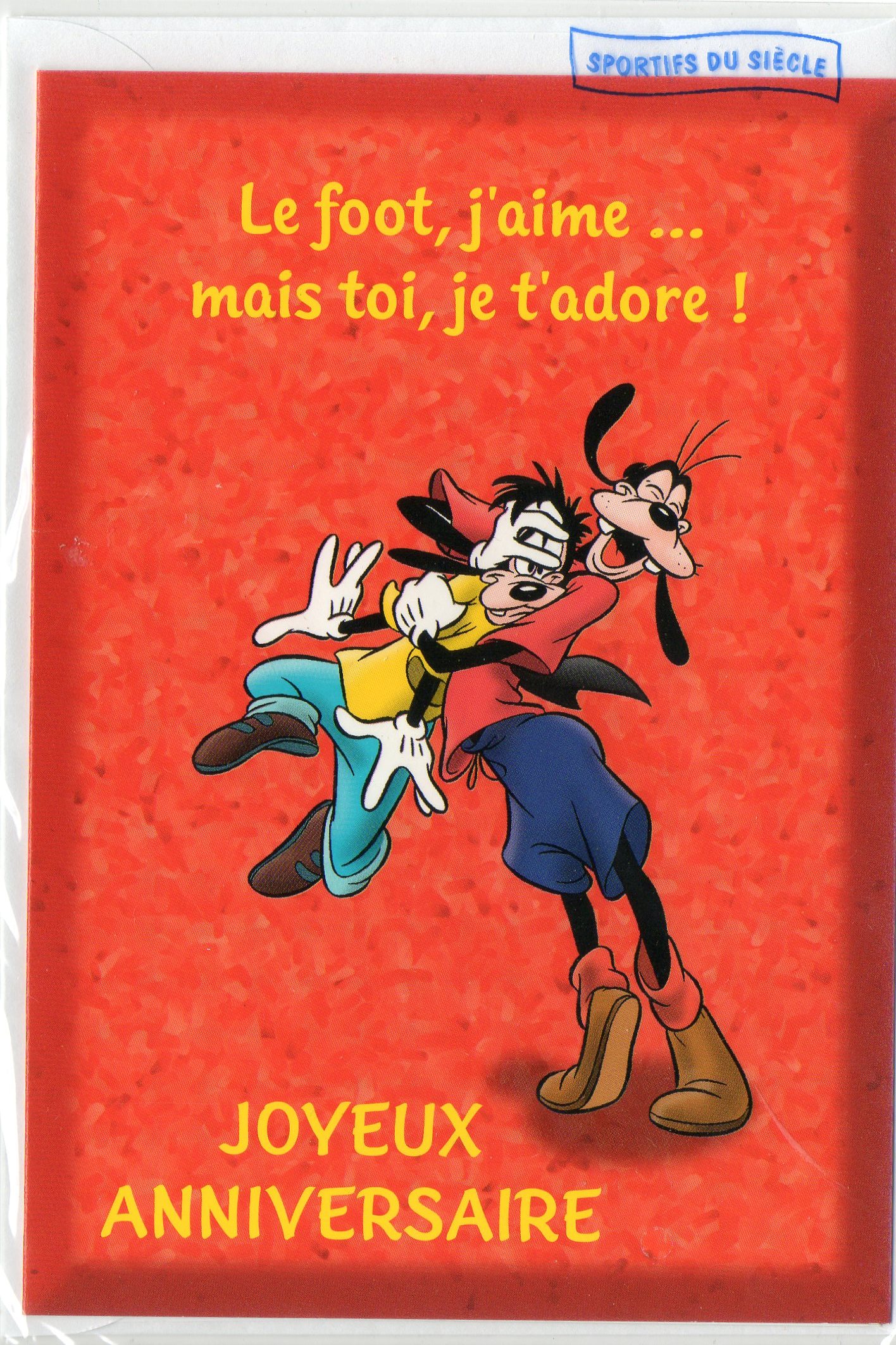 Carte D Anniversaire Disney Goofy Et Dingo Cavernedesjouets