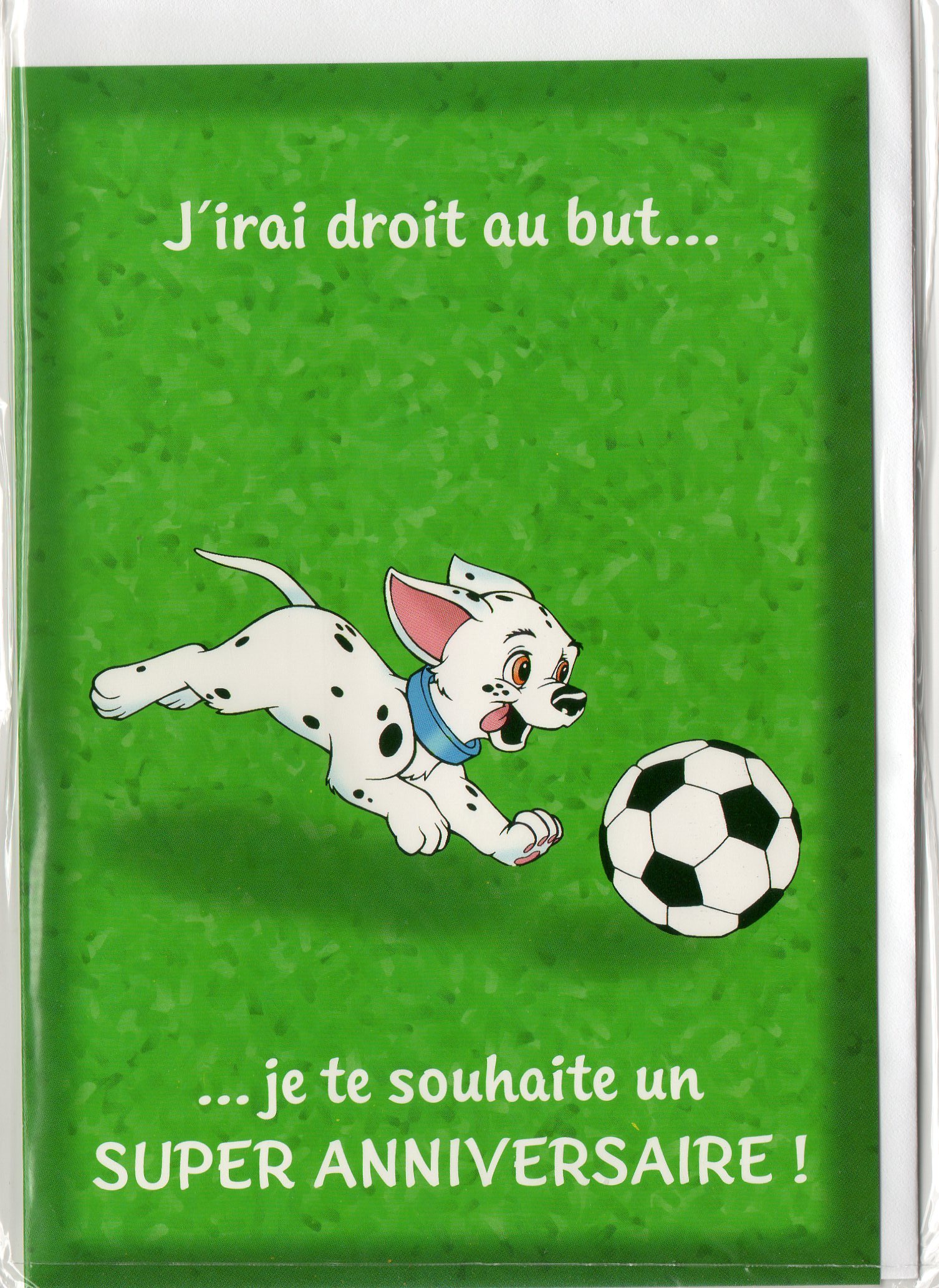 carte d anniversaire foot