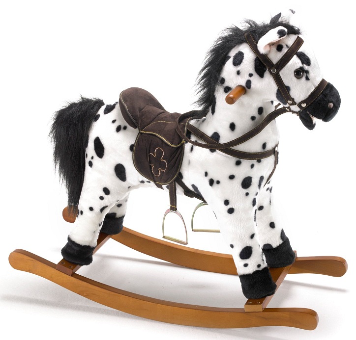 cheval à bascule avec bruitage