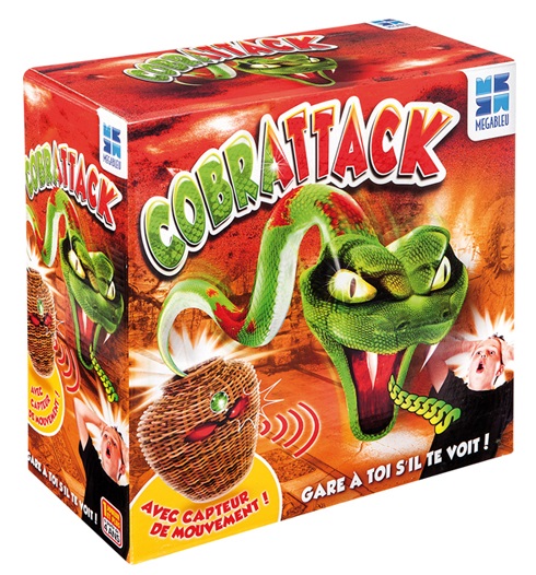 Cobrattack ! jeu de société 1 joueur et plus  A partir de 5 ans. Mégableu