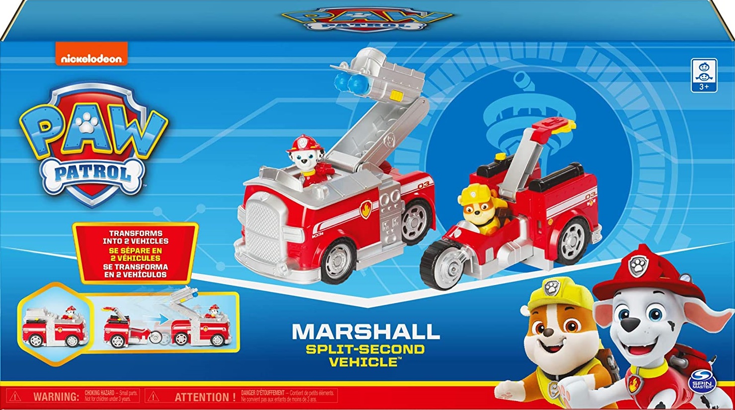 Super Camion De Pompier Pat Patrouille www.caverne-des-jouets.com