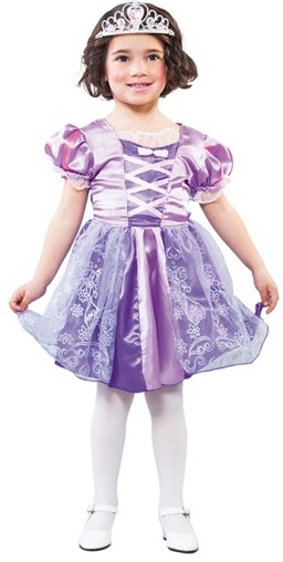 robe princesse violette fille