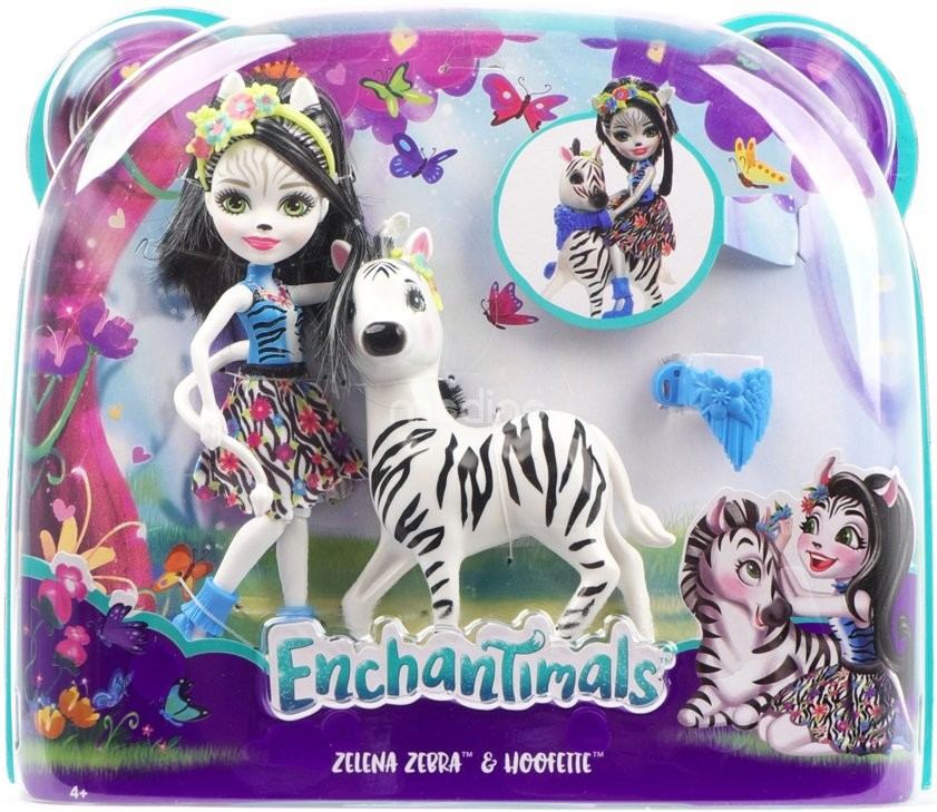 enchantimals zebre