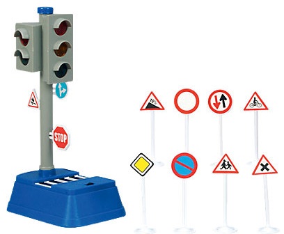 Feu Tricolore Dickie 12cm - Avec Sons Et Lumières - Jouet Éducatif Dès 3 Ans