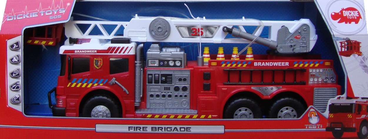 jouet camion de pompier sonore