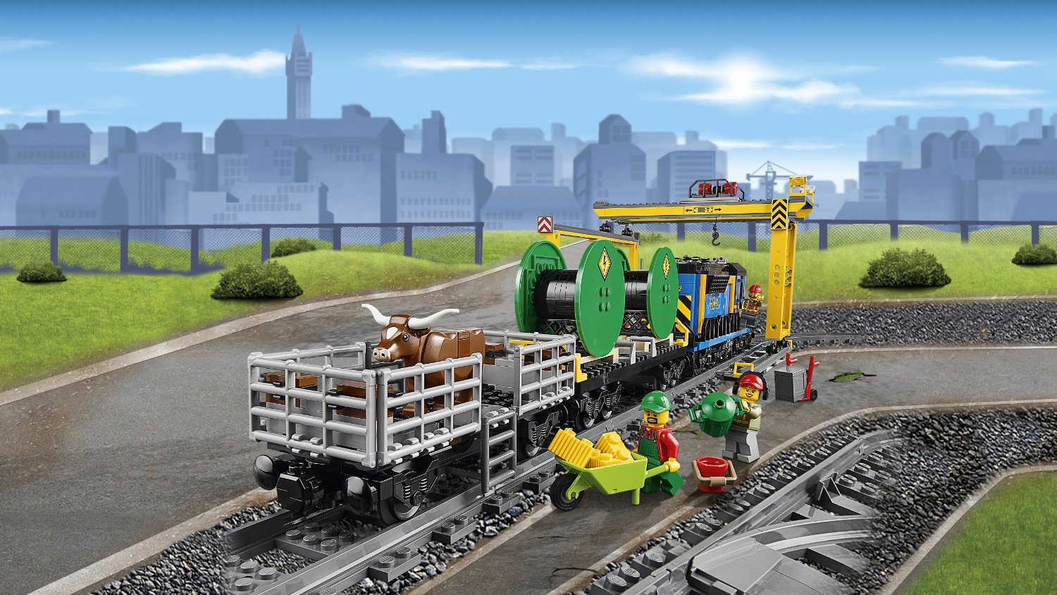 LEGO CITY LE TRAIN DE MARCHANDISES