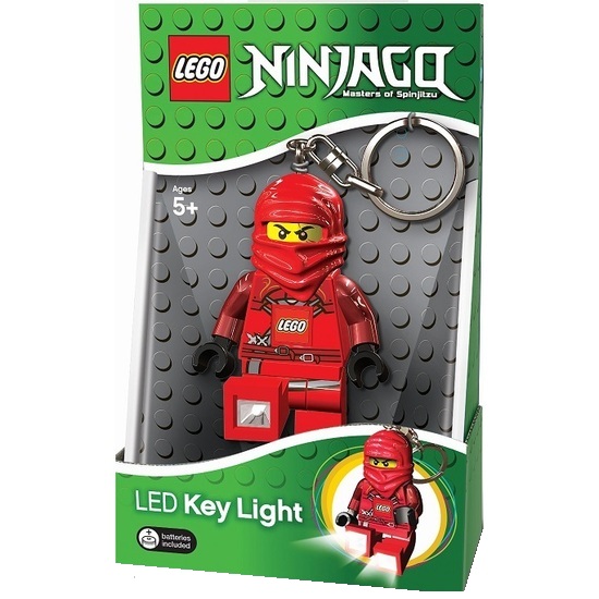 art lego ninjago porte cle mini lampe de poche kai rouge