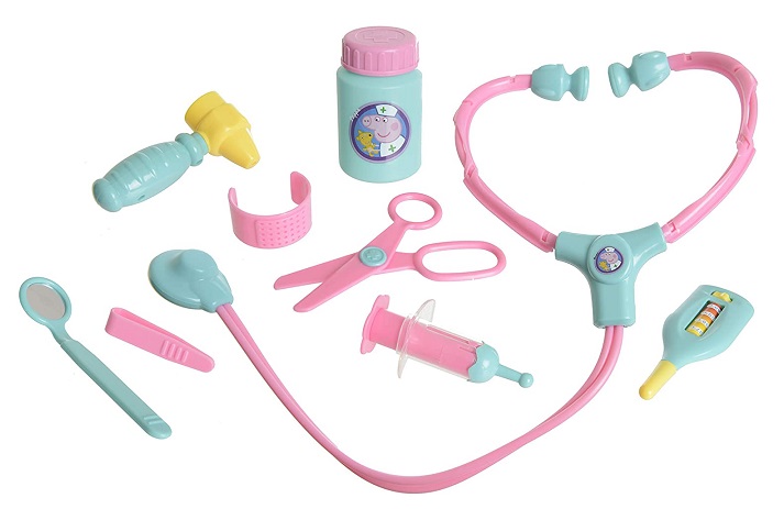 Mallette docteur Peppa Pig 9 accessoires  Jouet imitation