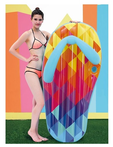 Matelas Piscine Tong Gonflable Géante 163 Cm à Prix Mini