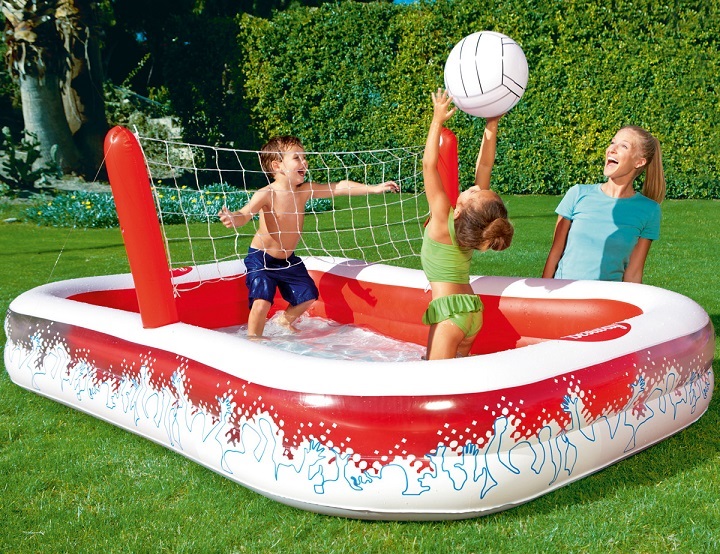 Piscine gonflable et jeu de volley ball 2 en 1 Bestway