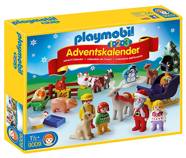 PLAYMOBIL Calendrier de l’Avent 123 Noël à la ferme 9009