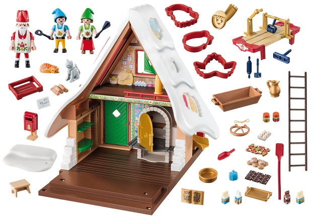 Playmobil 9493 Atelier de biscuit du Père Noël + moules
