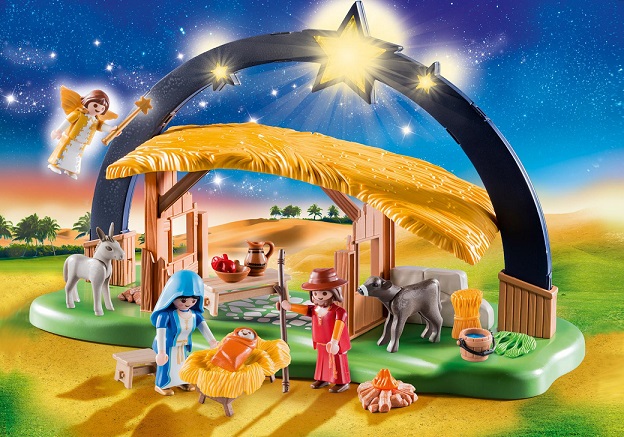 Playmobil Christmas 9494 Crèche de Noël avec illumination