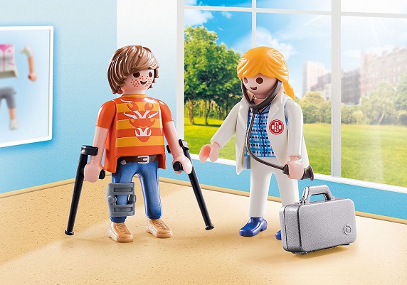 Playmobil Duo Pack Medecin Et Patient Hopital City