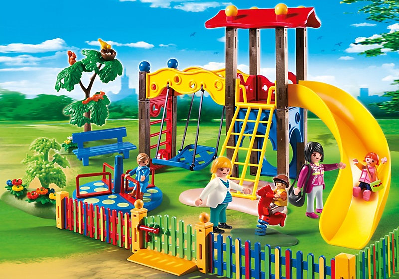 Square pour enfants avec jeux PLAYMOBIL Ville 5568 Nouveauté