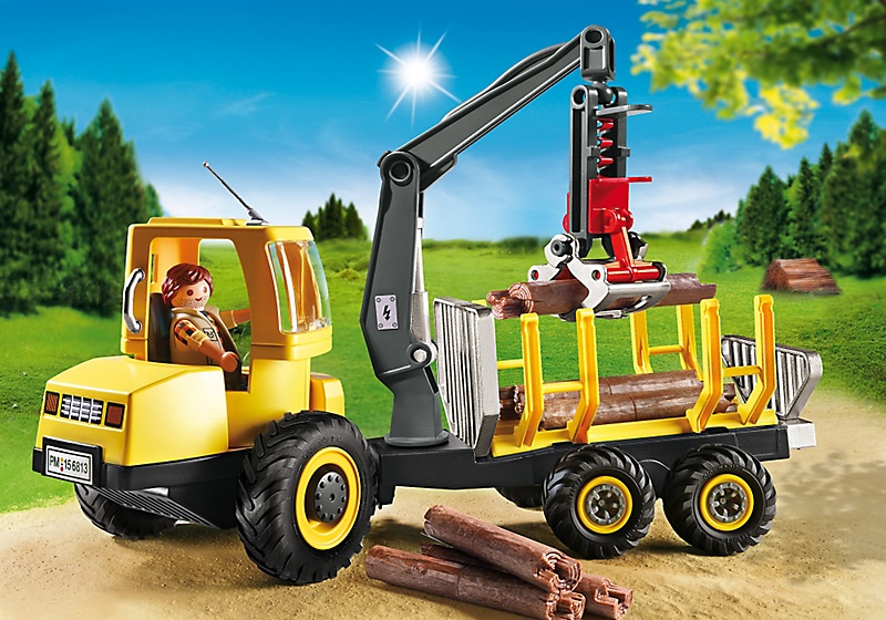 PLAYMOBIL 6813 Country Porteur forestier avec bucheron
