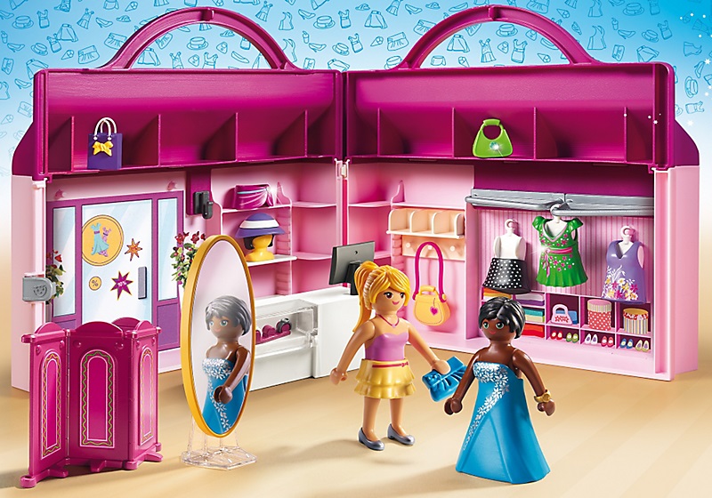 Playmobil Fashion Girls Le Magasin Transportable Playmobil Fashion Girls Le Magasin Transportable
