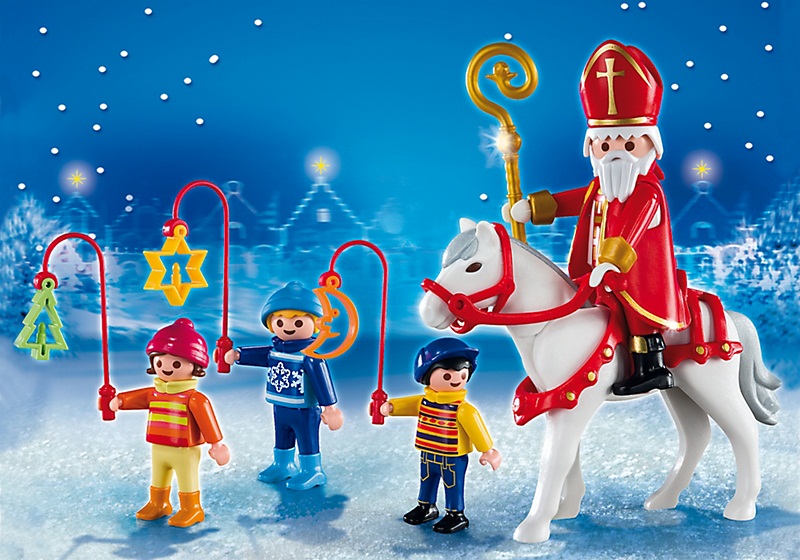 Playmobil 5593 : Saint Nicolas avec enfants et lanternes