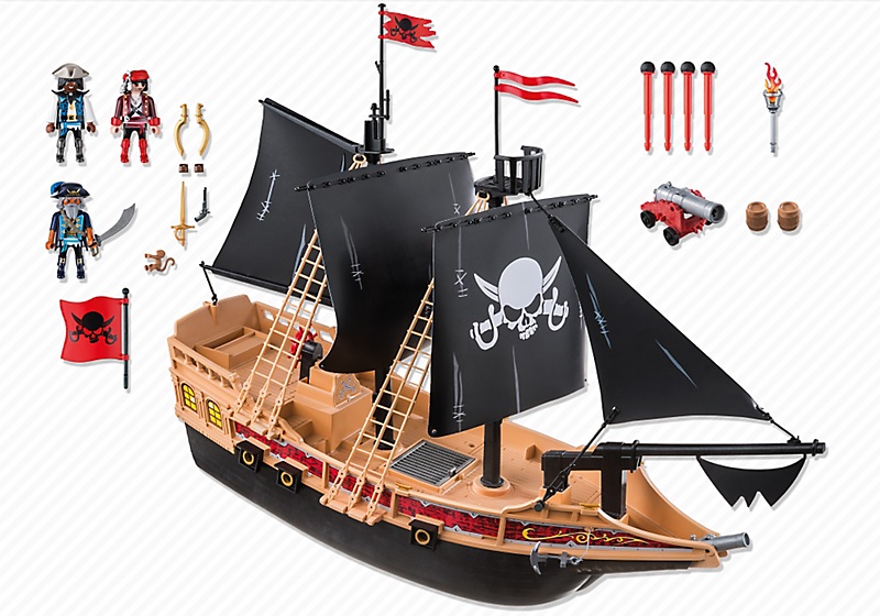 Playmobil Jouet Grand 6678 Des Bateau Pirates Ténèbres deCxoWQrB